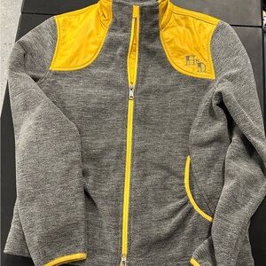 Harley-Davidson Gray and Yellow Jacket